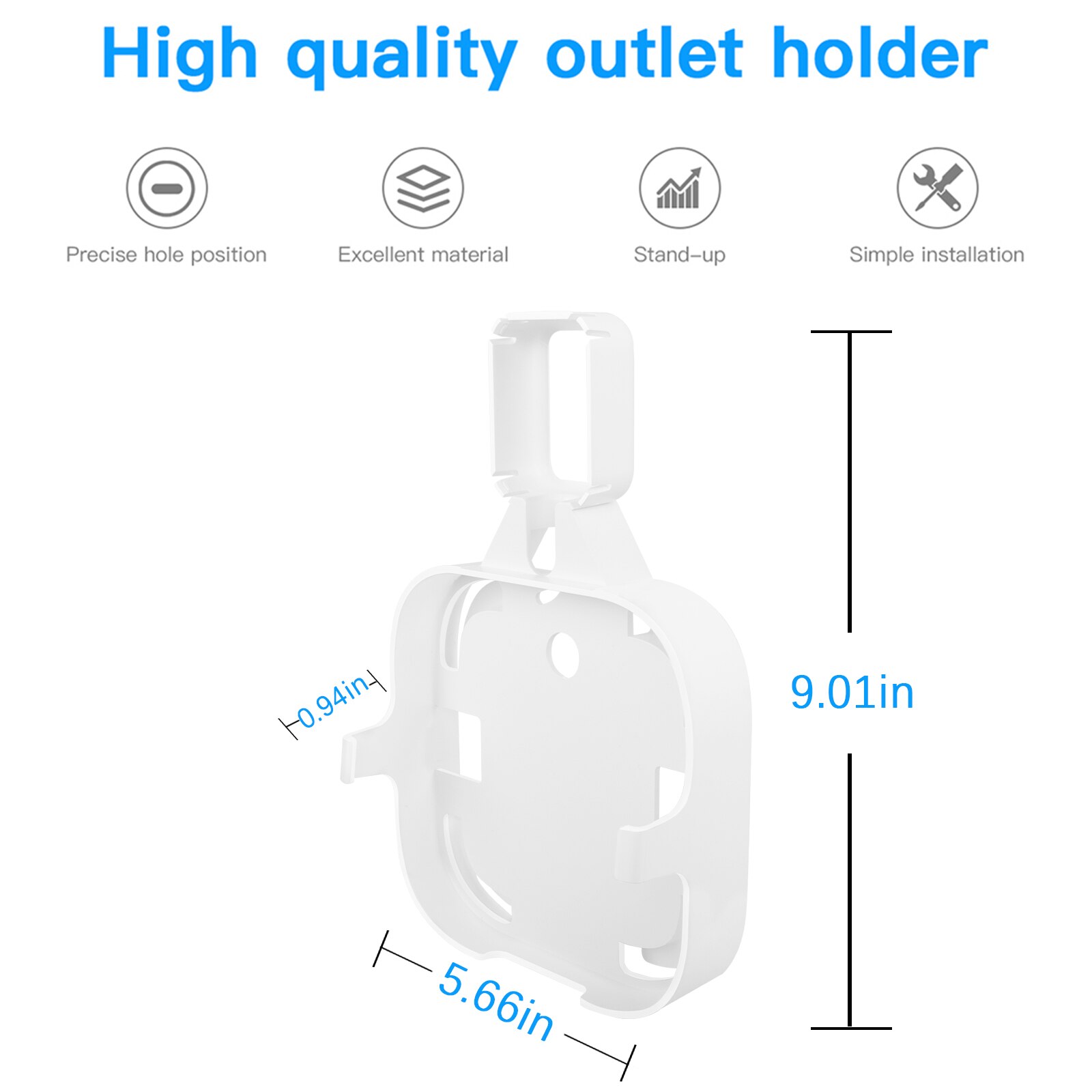 Shelf Stylish Wall Mount Holder For EERO Pro 6 Mesh Wifi Router(US Version) Cable Arrangement Bracket Space Saving