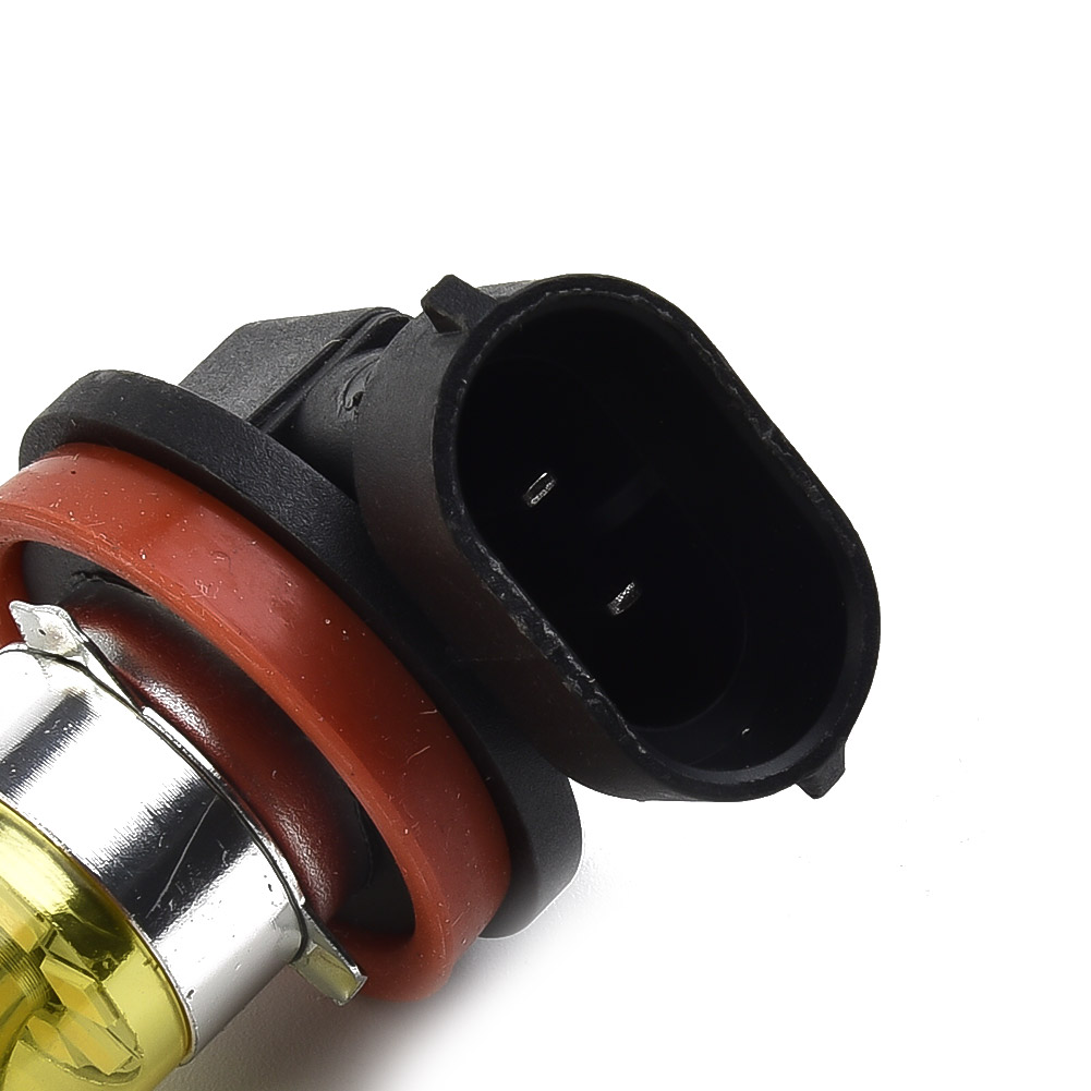 2 uds bombillas de luz antiniebla para coche H11 H8 bombillas Led antiniebla amarillas 4300K 100W 1500LM luz LED DRL de brillo súper alto para automóvil