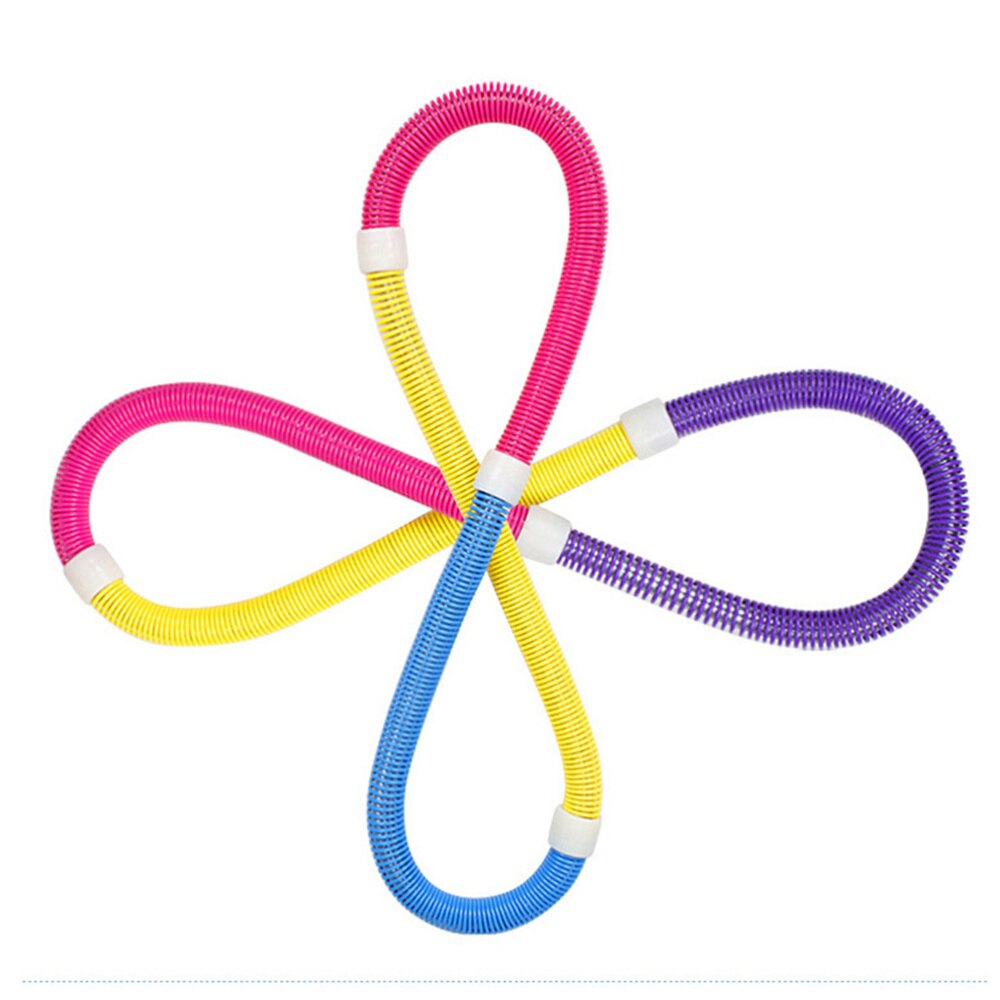 Durable Fitness Hoop Useful Waist Ring Abdomen Slimming Hoop Fitness Accessory for Women Kids (Random Color)