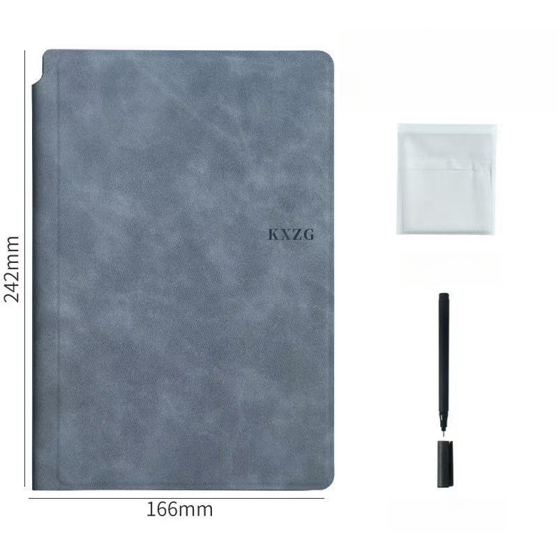 1-teiliges wiederverwendbares Whiteboard-Notizbuch-Set mit Whiteboard-Stift, Löschtuch, Leder, Notizblock, Wochenplaner, tragbar, stilvoll, Büro: Option 5