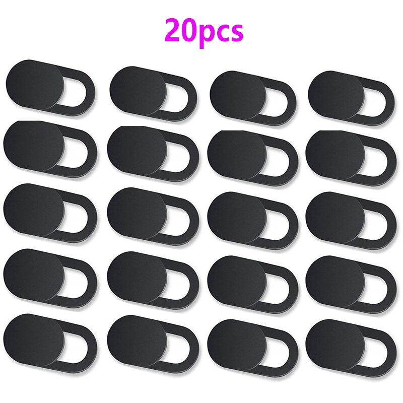 FONKEN 20PCS Webcam Cover Mobile Phone Lens Sticker Private Protect Sticker For Ipad Macbook Laptop Shutter Slider Case: 20pcs B