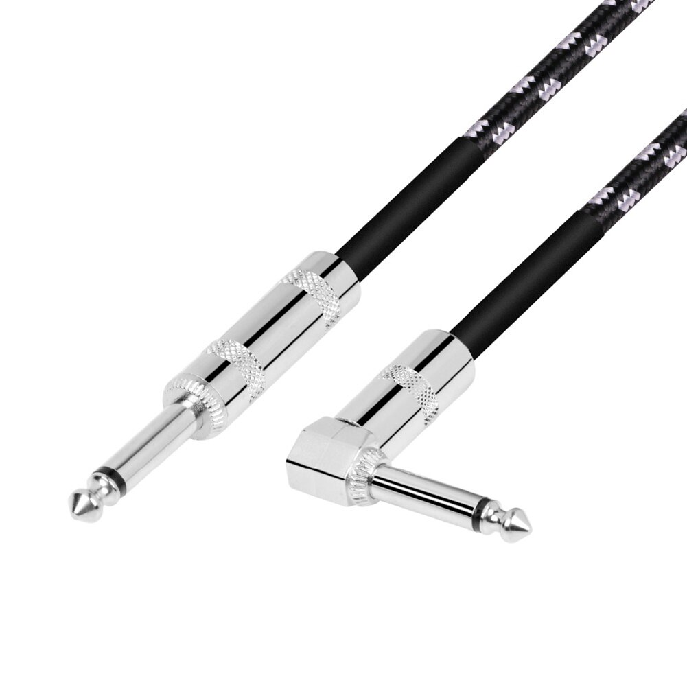 0.5/1m 6.35mm Electric Guitar Cable Audio USB Link Interface Adapter for PC Music Recording Guitar Bass Accessories