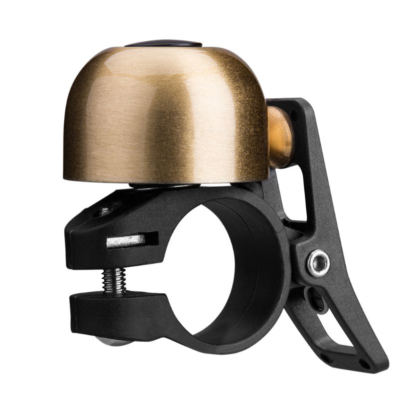Retro Mountain Bicycle Copper Bell MTB Bike Scooter Handlebar Safety Alarm Horn G92F: Yellow