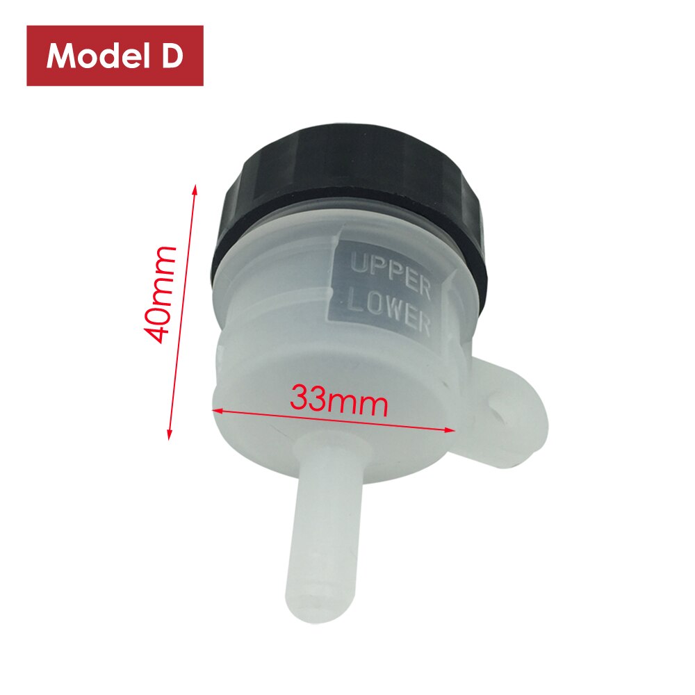 Universal Refit Motorcycle Foot Rear Brake Master Cylinder Tank Oil Cup Fluid Bottle Reservoir For Yamaha Honda Suzuki: Model D