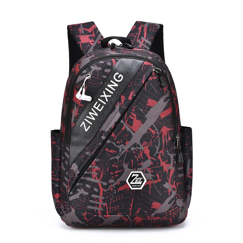 4 Pcs Schooltassen Hoge Capaciteit Rugzakken Leuke Camouflage Afdrukken Nylon Schooltas Tiener Waterdichte School Rugzak Mochila