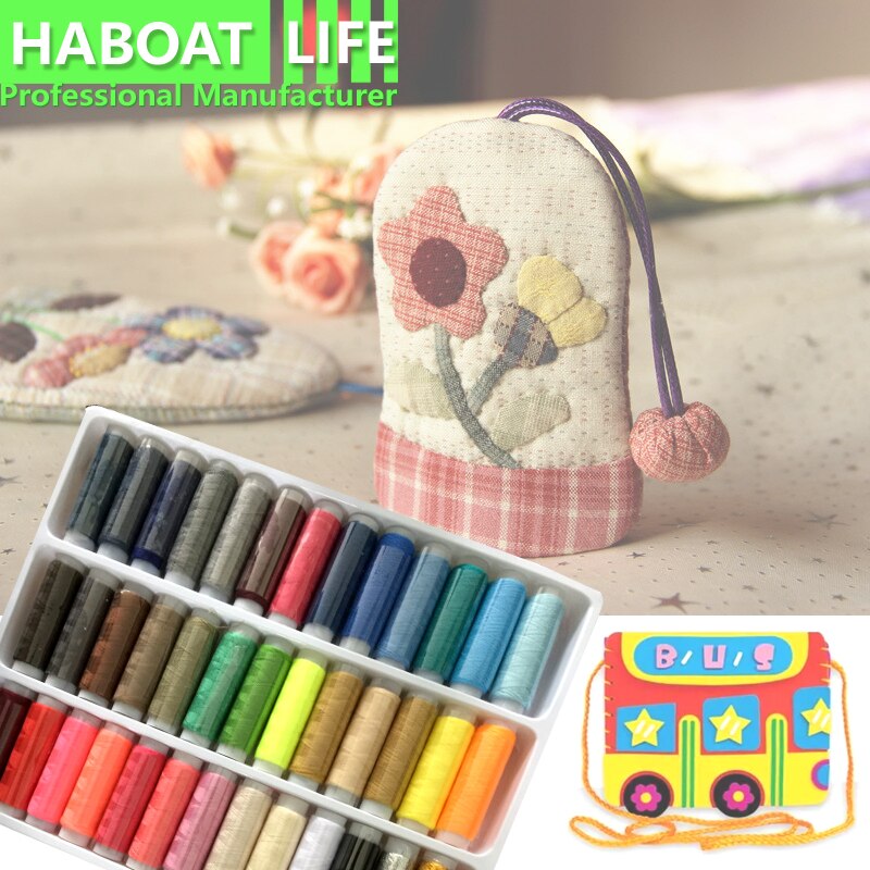 39 Color Sewing Thread Hand Stitch Thread Colorful Sewing Thread Box DIY Apparel G