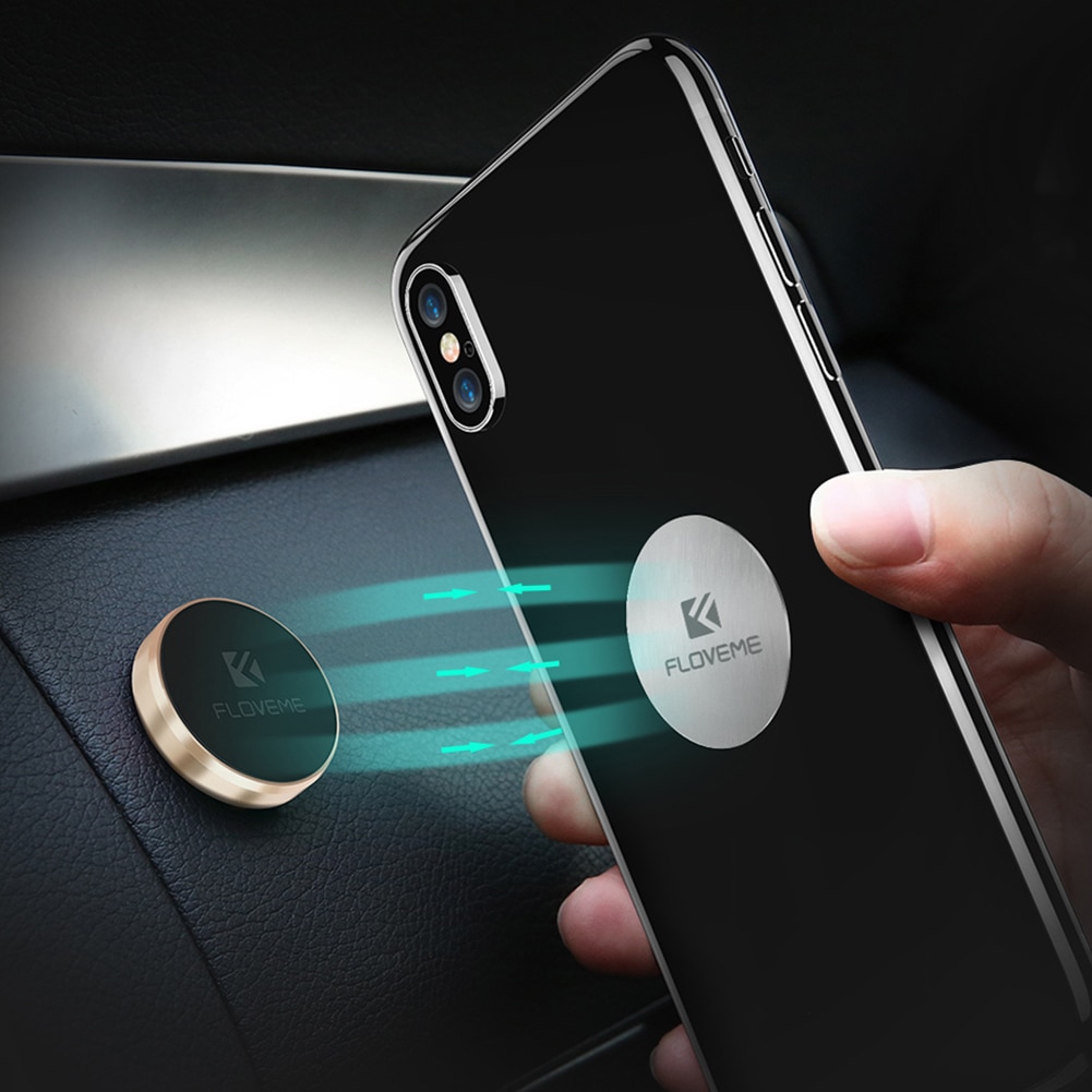 Mini Magnetico Supporto Del Telefono Dell'automobile Per il iPhone 12 Con Bottoni Car Dashboard Mount Stabile Delle Cellule Del Telefono Mobile Del Supporto Del Basamento