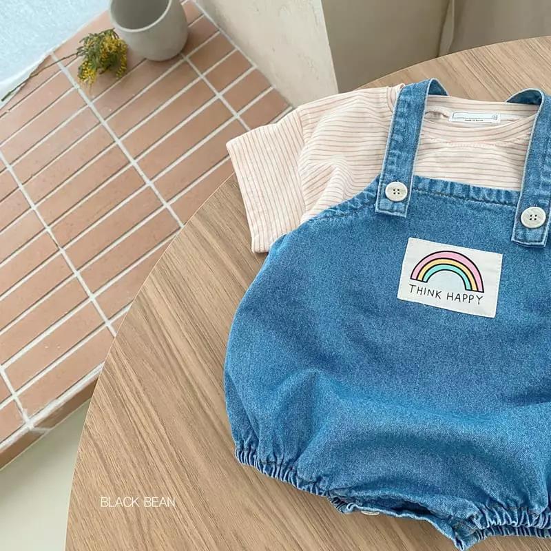 2022 sommer Neue Baby Junge Ärmellose Denim Karosserie Kleinkind Mädchen Nette Punkt Overall Baby Kleinkind Regenbogen Drucken Gesamt Kleidung