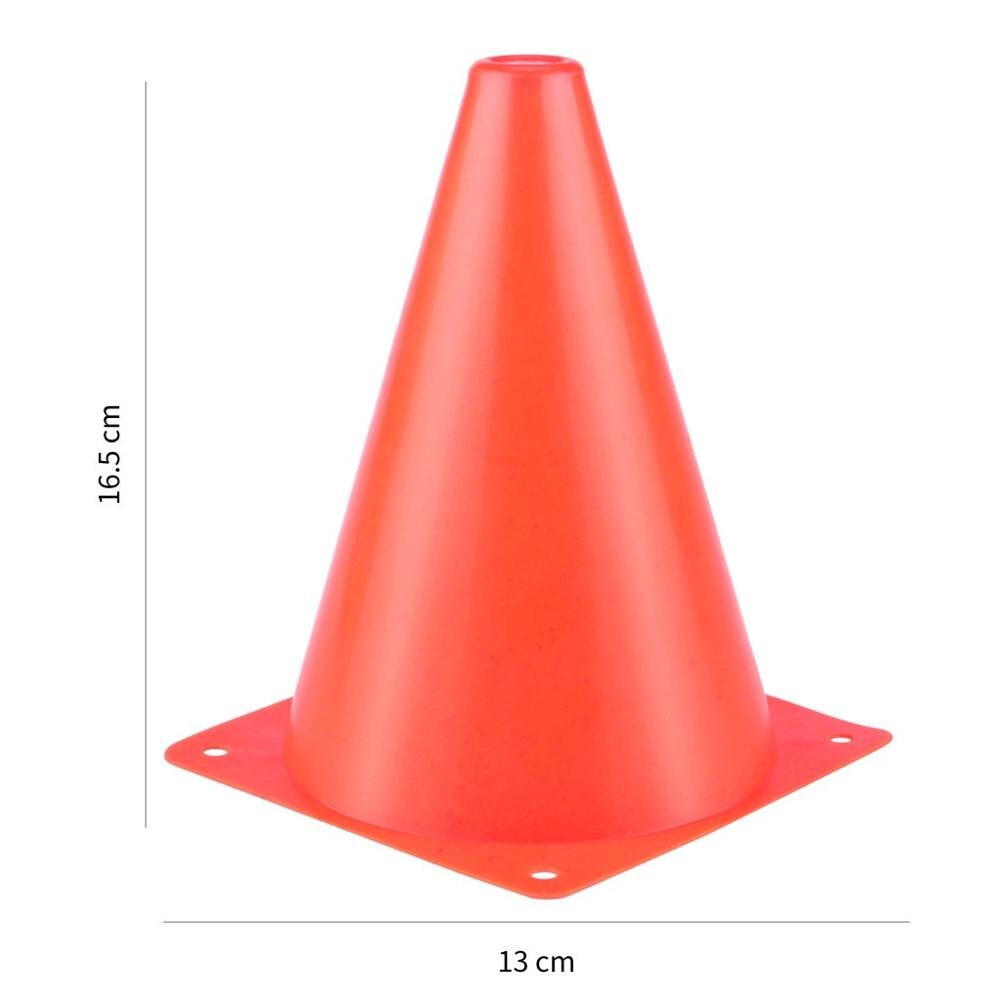 10PCs Plastic Sport Training Traffic Pylons for Outdoor Gaming and Festive Event Training Pylons #4N18