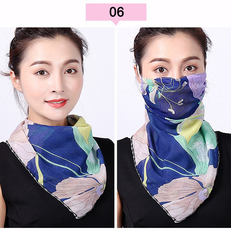 Écharpe Protection UV pour femmes | Couvre-visage, Protection UV respirant avec corde d'oreille ajustable pour femmes en plein air vj: 6