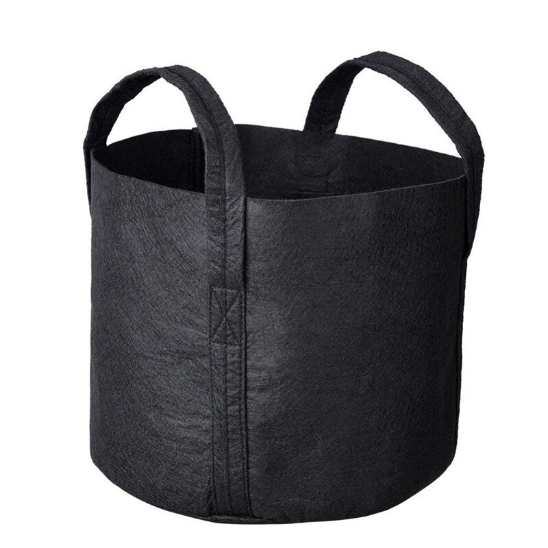 1/2/3Gallon Black Garden Plant Grow Bag Vegetable Flower Pot W/Handles Planter DIY Potato Garden Pot Plant Eco-Friendly Grow Bag
