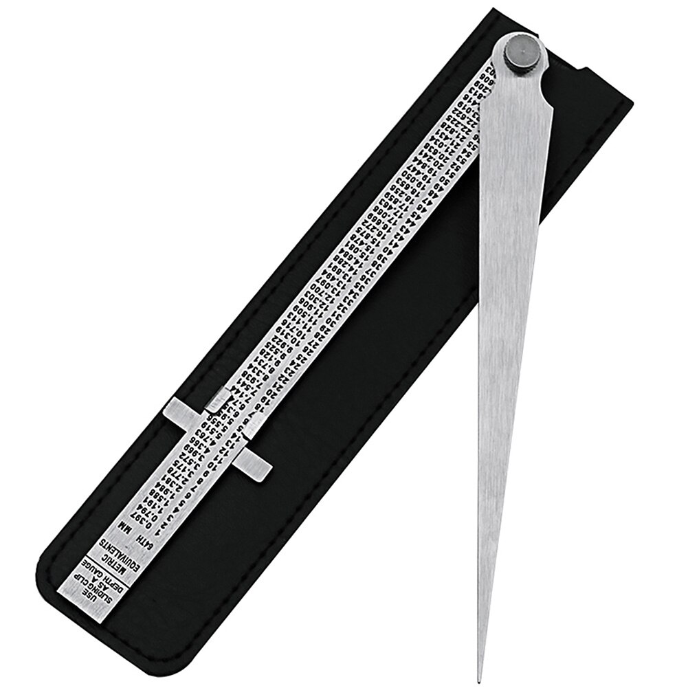 Accuracy House Tapered Ruler Adjustable Portable Stainless Steel Feeler Gauge Welding Depth Measuring Tool Hole Taper