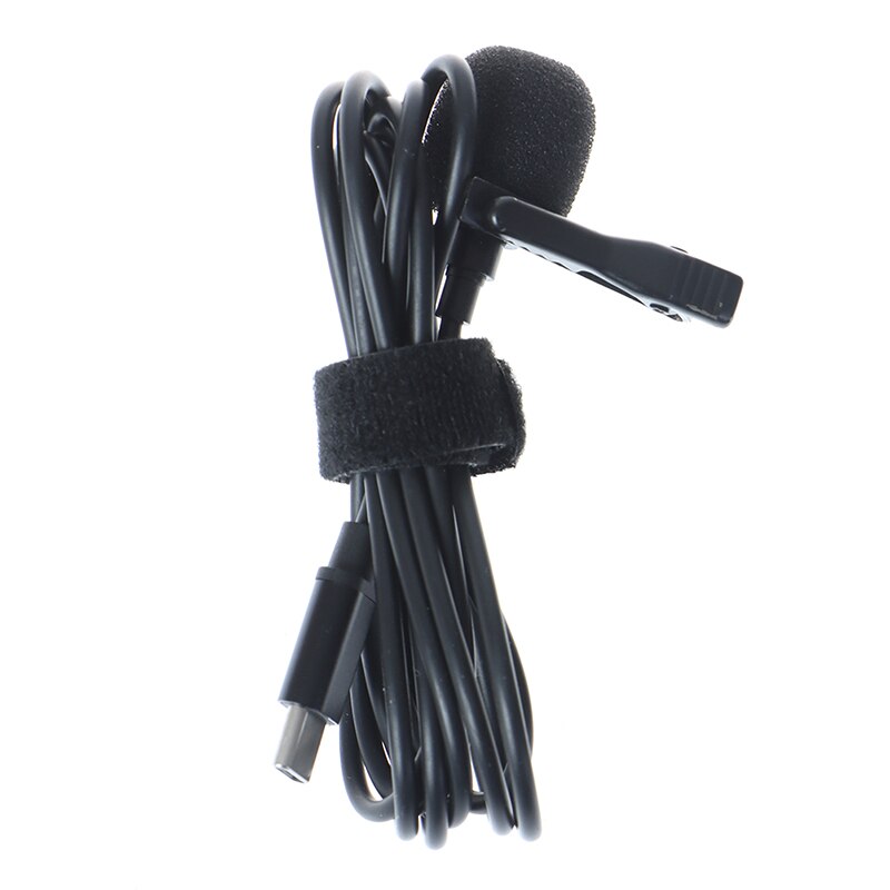 Draagbare Usb Mini Microfoon 2 M Revers Lavalier Mic Clip-On Externe Knoopsgat Microfoons Voor Laptop Pc Computer Opname chat: A2
