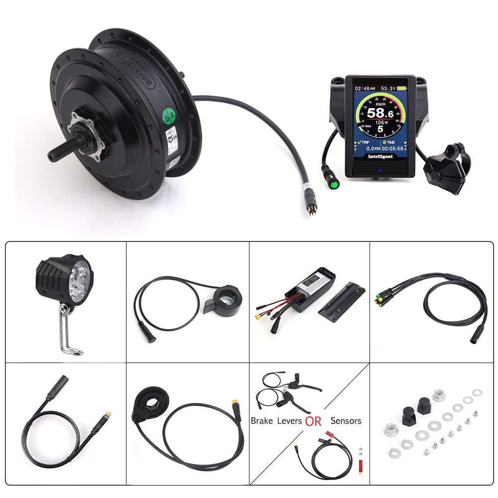 Contrôleur de moteur de moyeu de vélo électrique, pour Bafang 36V 48V 250W 350W 500W 750W, moteur Hub 9 broches, accessoires de vélo électrique