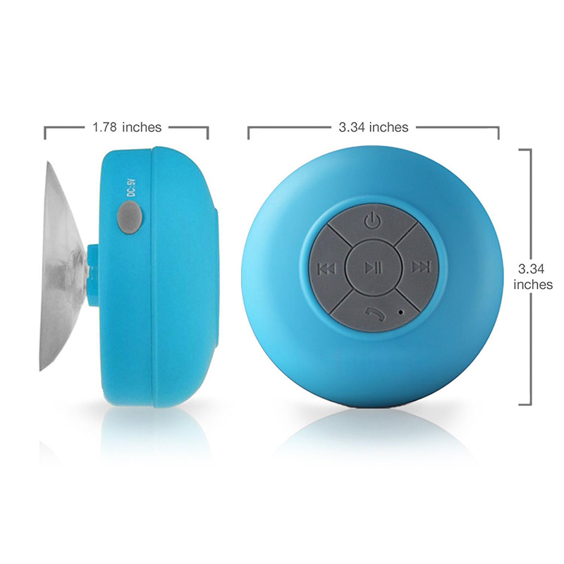 Draadloze Draagbare Bluetooth Luidspreker Waterdicht Bluetooth Douche Speaker voor iPhone MP3 Handenvrij Auto Draagbare Speaker