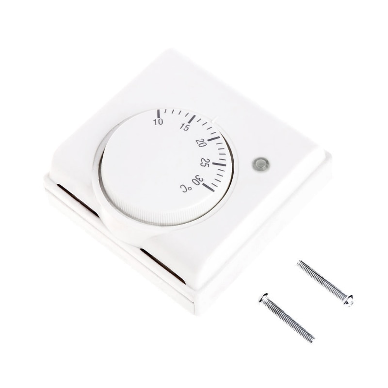 1Pc Room Floor Temperature Controller Mechanical Central Heating Thermostat 220V AC W315