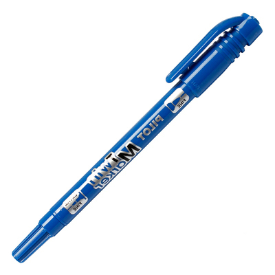 1Pcs Japan Pilot Color Double-Headed Marker Oily Quick-Dry Painting Art Hook Pen SCA-TM Color Bright Waterproof: WHITE