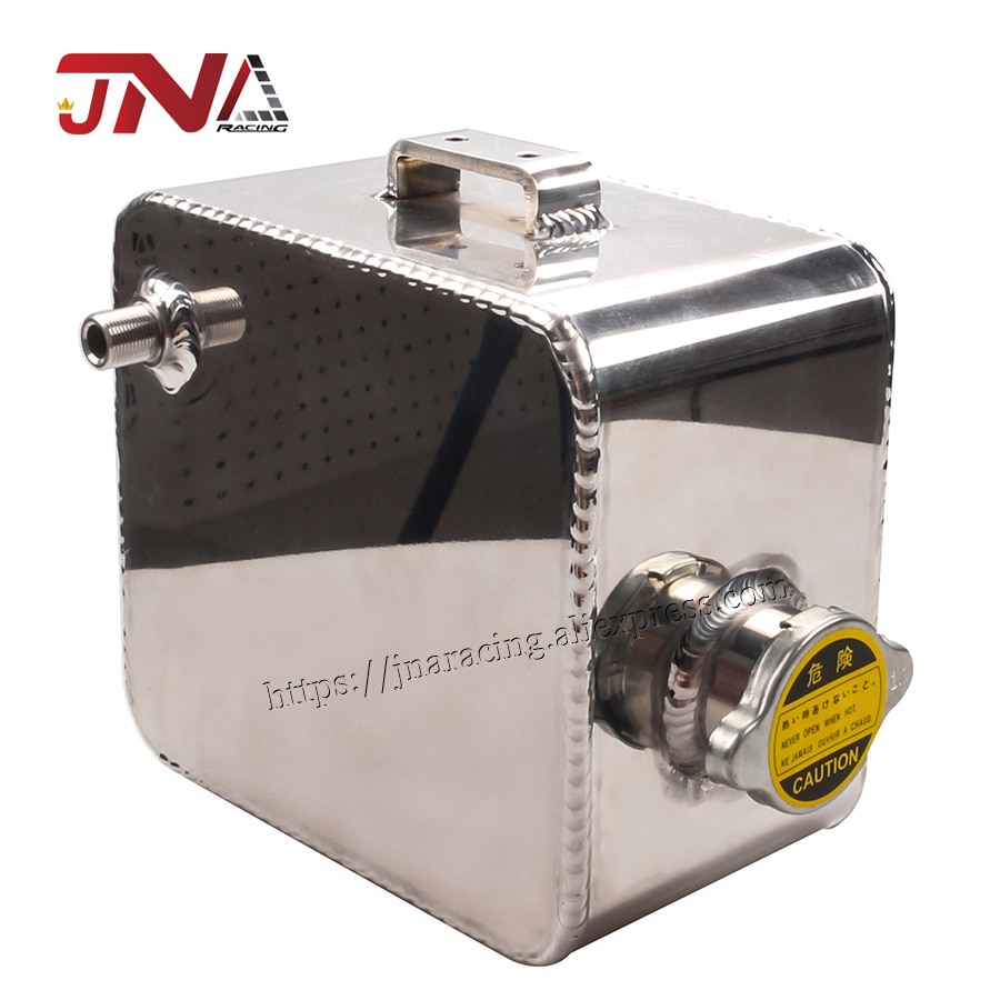 2.5L Aluminum Coolant Overflow Tank Reservoir For universal car Breather Tank Bottle