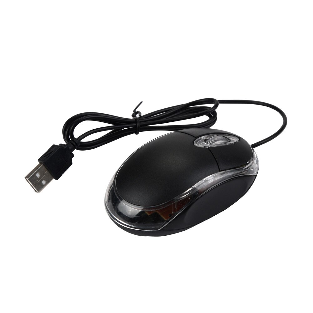 Led Game Mouse 1200 DPI USB Wired Optical PC Laptop Ergonomic Gaming Mice Wired Optical Gaming Wired Mouse For Home Office