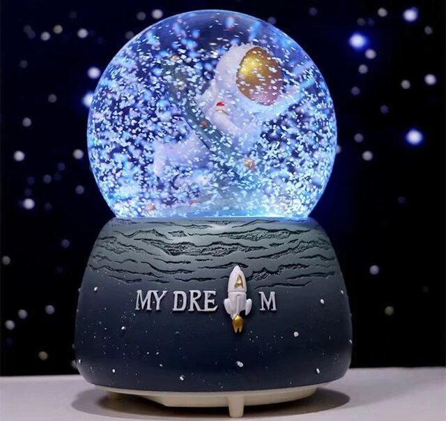 Neue kristall ball kinder musik box musik box feder senden mädchen freundin valentinstag: Freier Raum