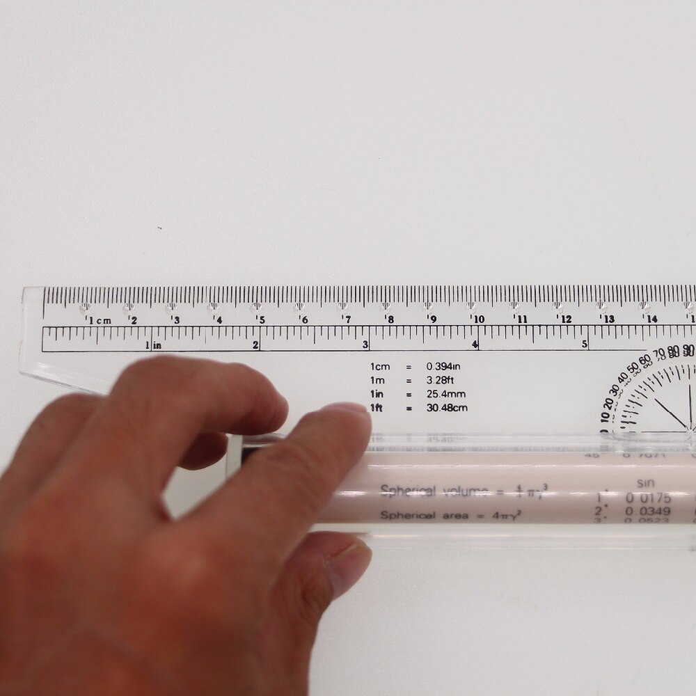 30cm Roller Ruler Drafting Plastic Roller Ruler