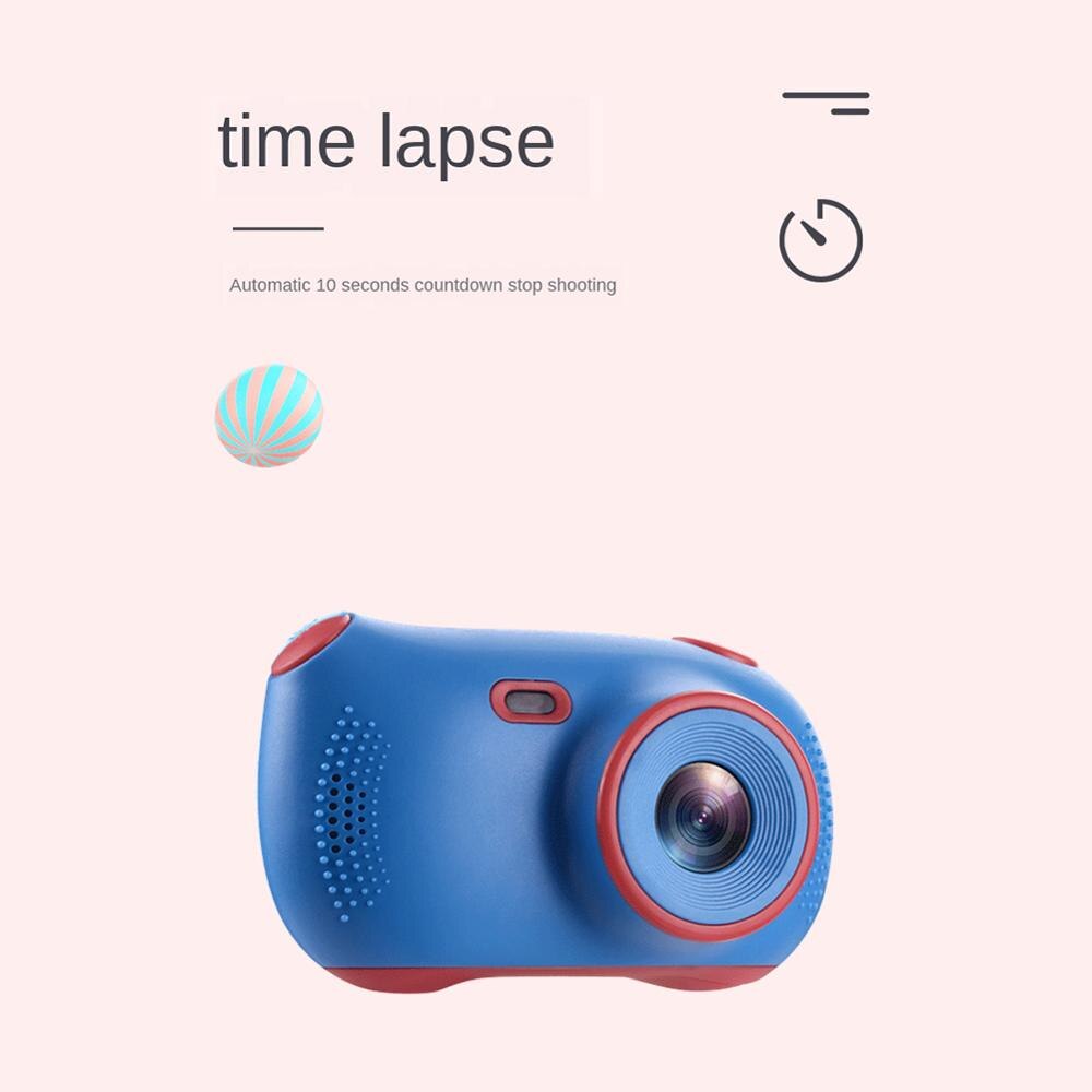 18MP Schattige Mini Kinderen Camera Cartoon 2.0 Inch Ips Scherm Hd 1080P Digitale Vlog Camera Educatief Speelgoed Voor Kinderen