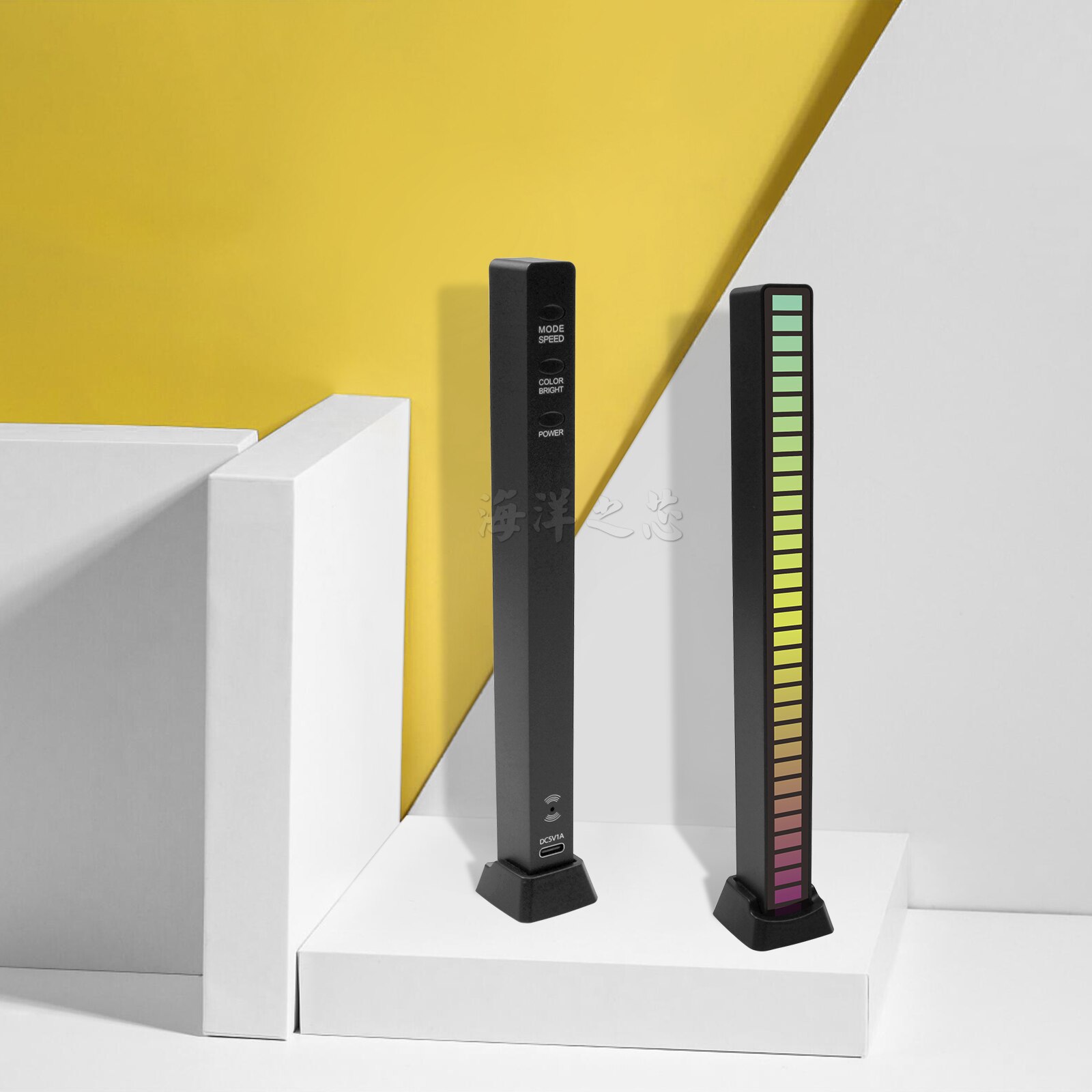 RGB Sound control LED light app control pickup voice activated rhythm lights color ambient LED light bar of music Ambient Light