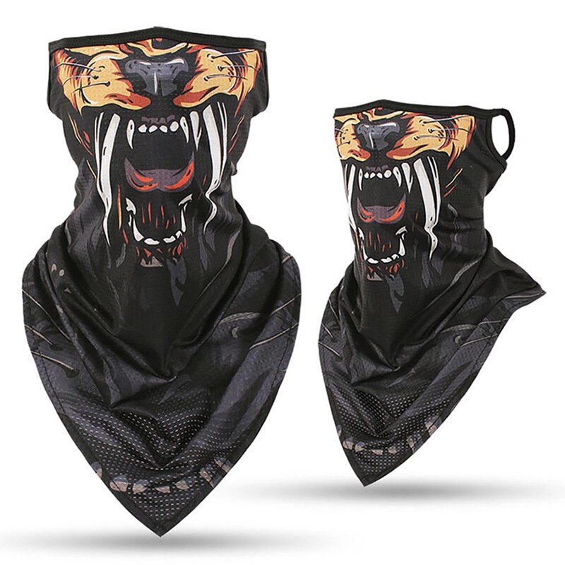 3D Animal Bandana Buffs Neck Gaiter Cycling Fishing Windproof Balaclava Face Mask Scarf Outdoor Hiking Ear Hang Neck Cover