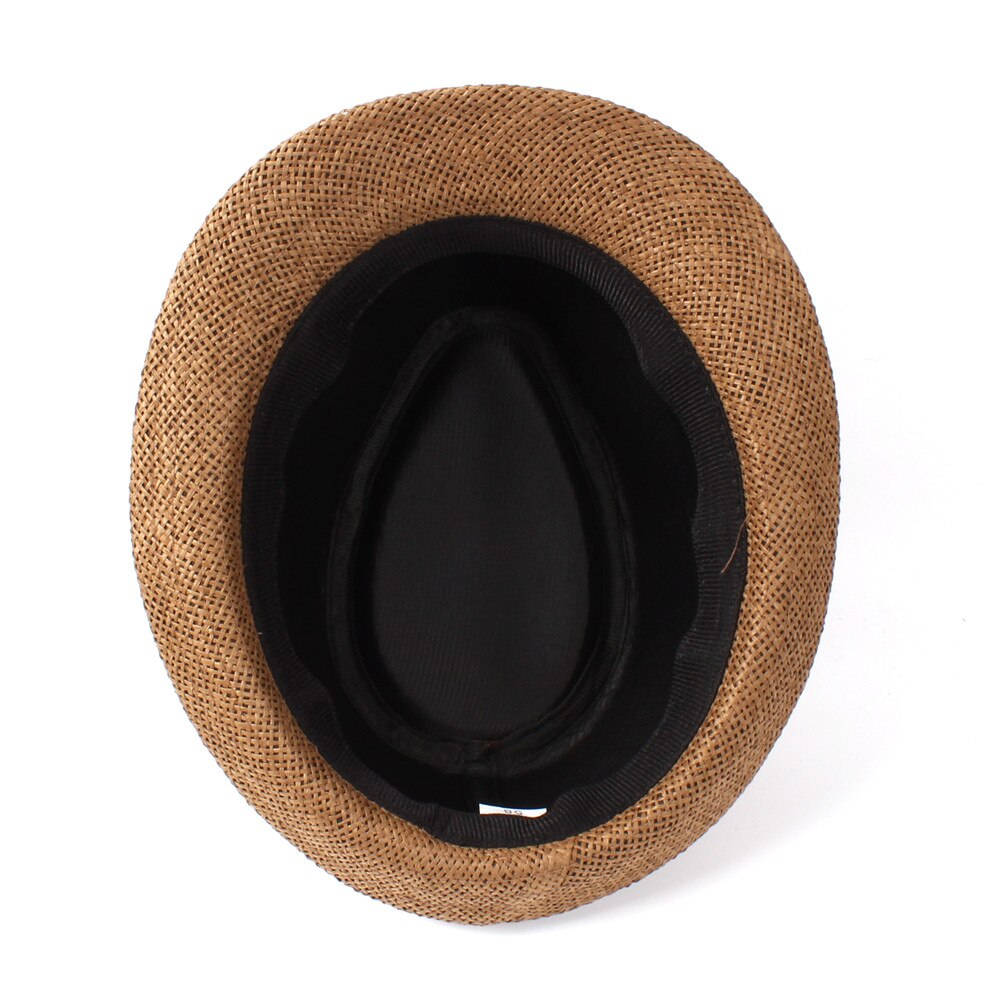 Kvinnor män sommar halm resor båtliv strand solhatt för gentleman lady seaside homburg sun fedora sunbonnet
