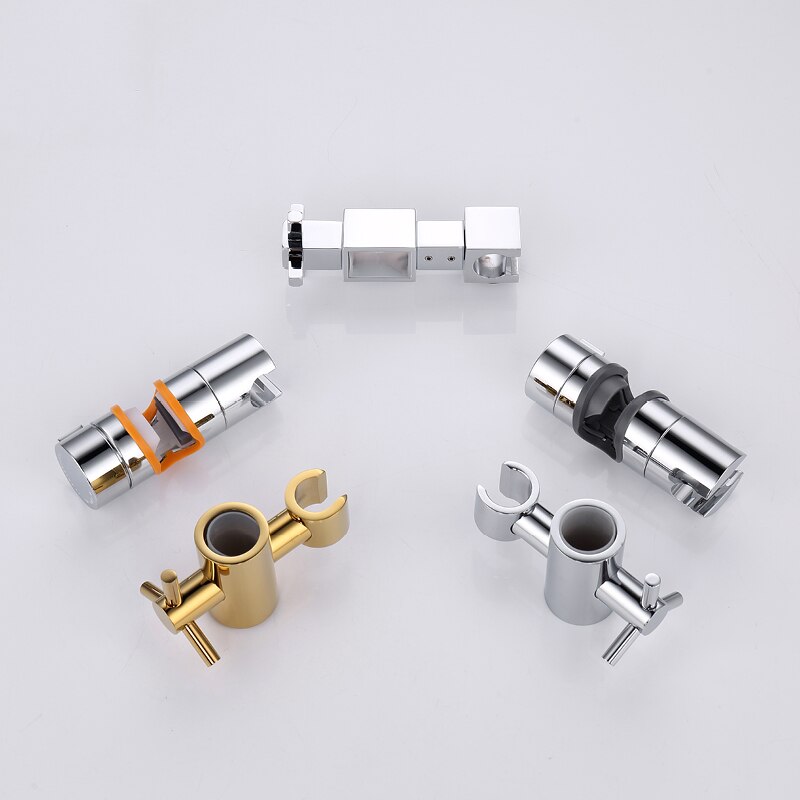 Shower Accessories Replacement Hand Held Shower Bracket for Slider Height &Angle Adjustable Sprayer Holder on Slide Bar