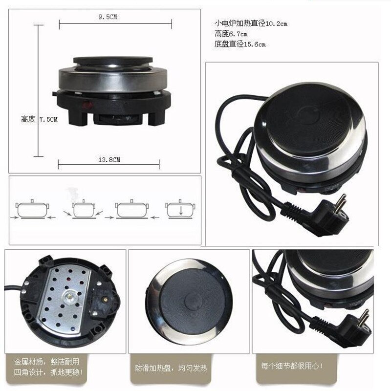 Coffee Mug Cup Warmer for Home Office Milk Tea Water Heating Pad Boil water Machine Electric Heating Furnace EU Plug