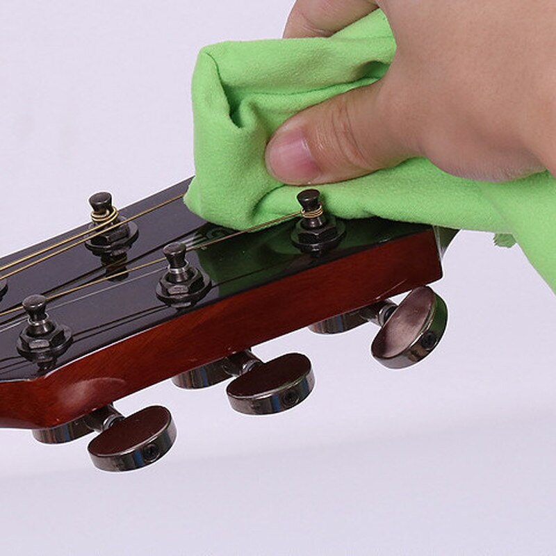 Paño de limpieza para instrumentos musicales, toalla de limpieza para guitarra, bajo y Piano, paño de algodón suave para el cuidado de los instrumentos musicales