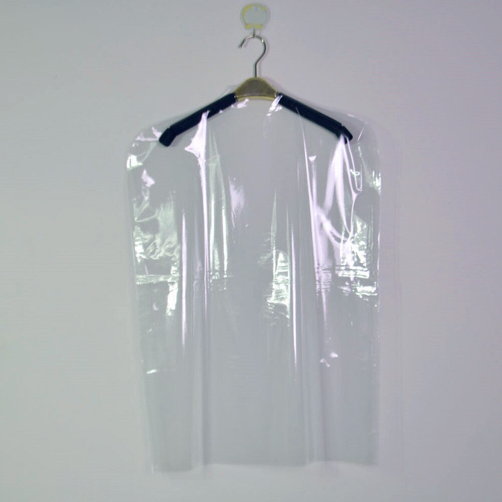 Housse anti-poussière transparente en plastique, sac de rangement de poche suspendu pour vêtements, garde-robe, vêtements suspendus Non jetables