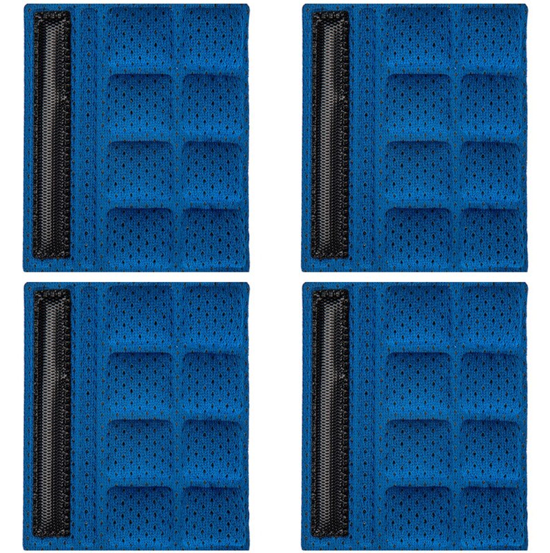 Helmet Chin Pads Foam Pads Set Chin Strap Padding Replacement Universal for Cycling Bike Motorcycle Helmet 4PCS: Blue 4PCS