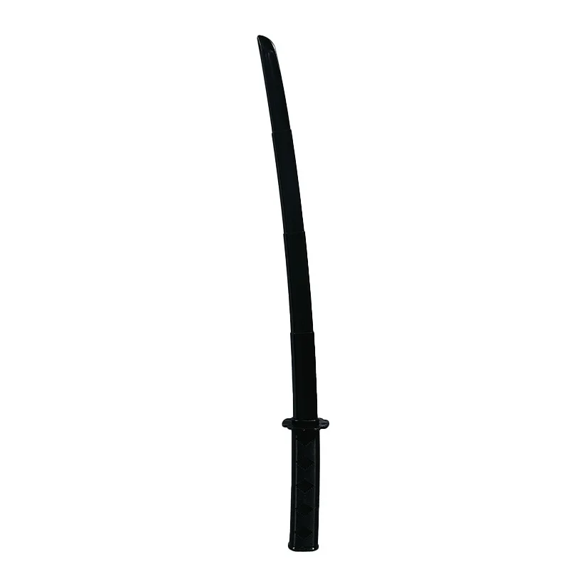 Cuchillo de gravedad 3D Katana, accesorios para fotos de adultos, espada samurái plegable retráctil, accesorios de juego de rol, juguetes creativos para aliviar el estrés: Negro