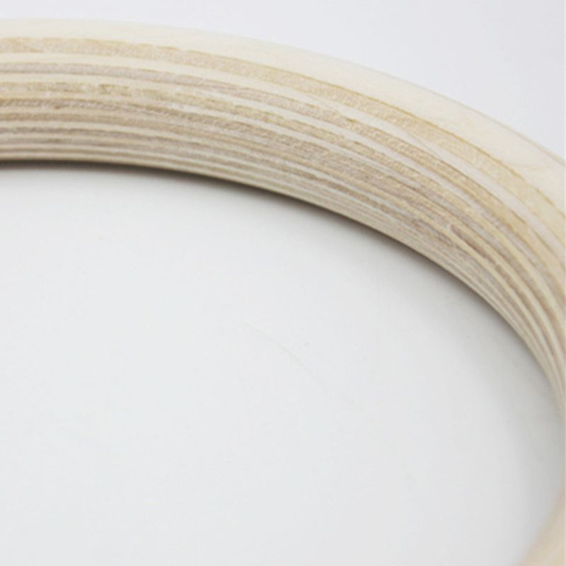 1pcs Gym Rings, Wooden Gymnastic Rings Fitness Heavy Duty Gym Training Ring M5TC