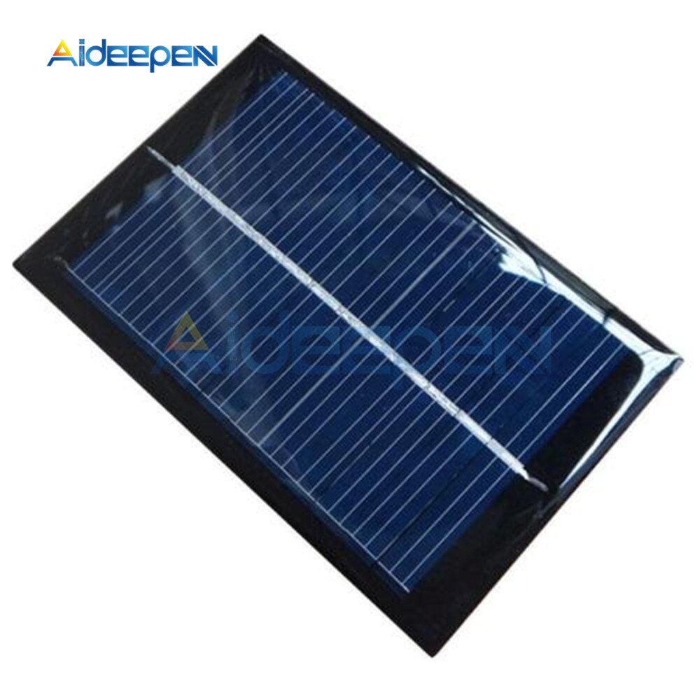 Solpanel 0.05w 0.6w 1w 1.5w mini solcelleanlæg diy til solceller batteri mobiltelefon oplader 0.5v 6v 9v hjemmebelysning
