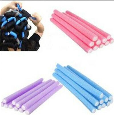 12 Stuks Soft Hair Curler Roller Curl Hair Bendy Rollers Diy Magic Haarkrulspelden Tool Styling Rollers Spons Haar Curling: 5pcs random color