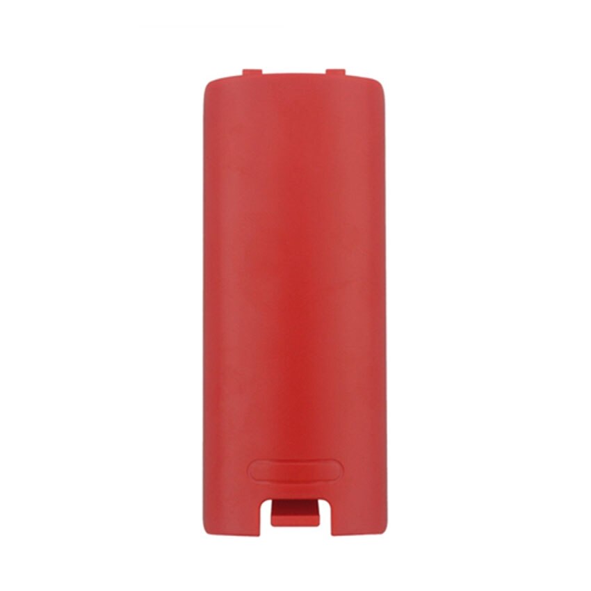 YuXi Wireless Game Controller Battery Case Back Cover For Nintend Wii Remote Controller Gamepad Handle Battery Cover Case: Red