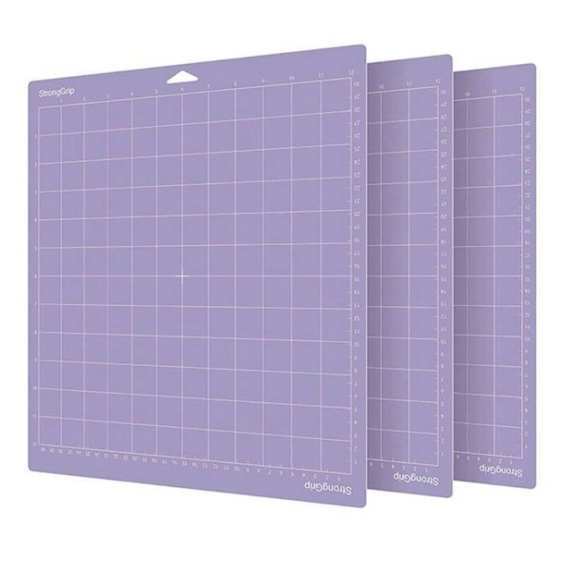 3 Pcs PVC Cutting Mat Grid Cutting Pads Cutting Plotter Pad Replacement Accessories for Cricut Maker: Purple