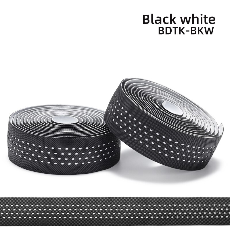 ROCKBROS Lenker Band Rennrad Griff PU Gurt Griff Gürtel Anti-Überspringen Dämpfung Radfahren Gurt Lenker Kork Radfahren Zubehör: BDTK-BKW