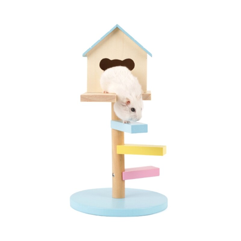 Picture of Hamster House Gym Exercise Funny Ladder Slide Bell... - Grandado