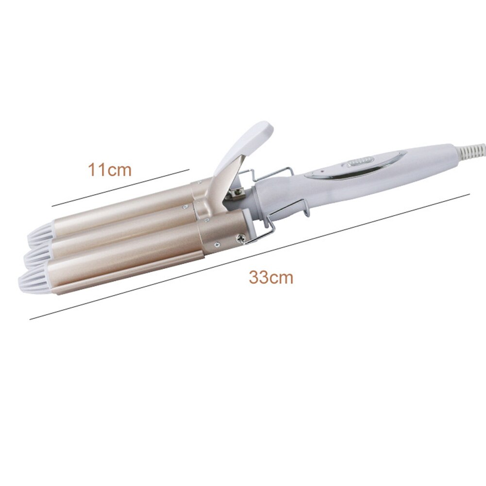 Utensilios peluquería rizador de cerámica, Triple barril, estilizador de pelo, herramientas de estilismo, rizador de pelo eléctrico