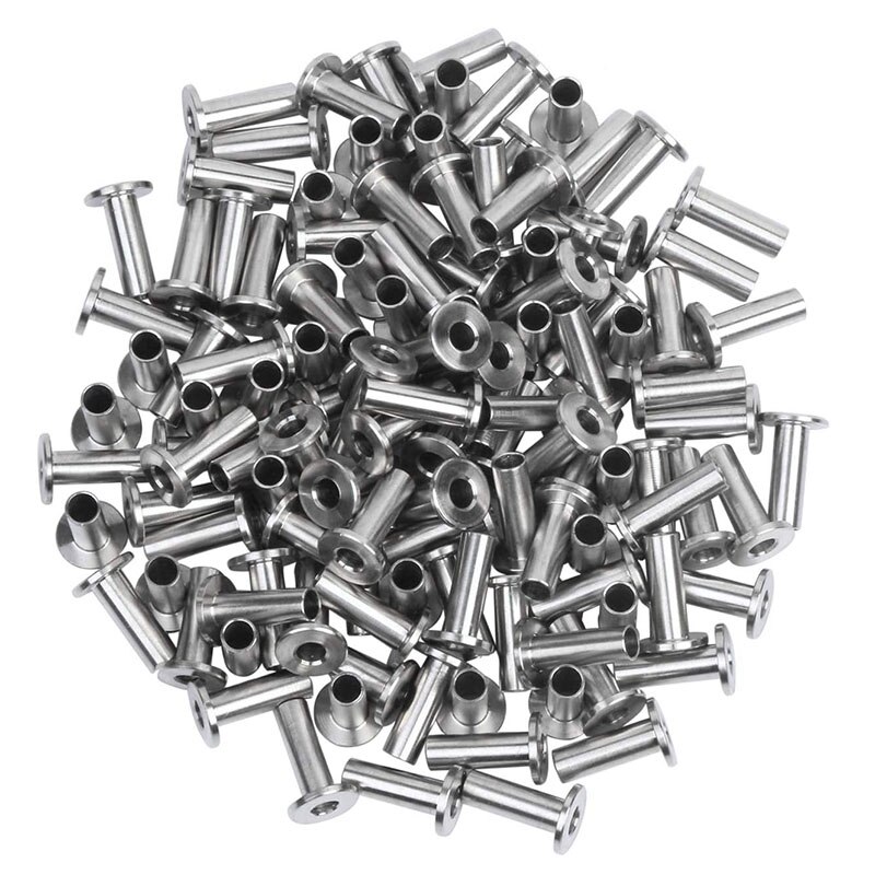 60Pcs Rvs Beschermer Mouwen Beschermende Mouwen Voor 1/8 Inch Draad Touw Kabel Reling, Diy Balustrade T316