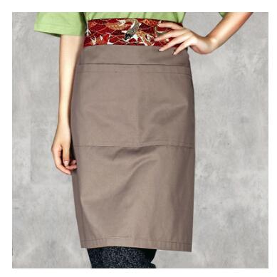 Japanese cuisine apron Man&Woman Restaurant Waiter's apron Sushi apron: Green