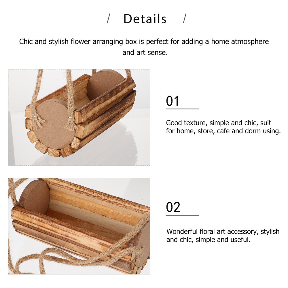 1PC Wall Hanging Decorative Flower Stand Flower Arrangement Box Floral Art Box