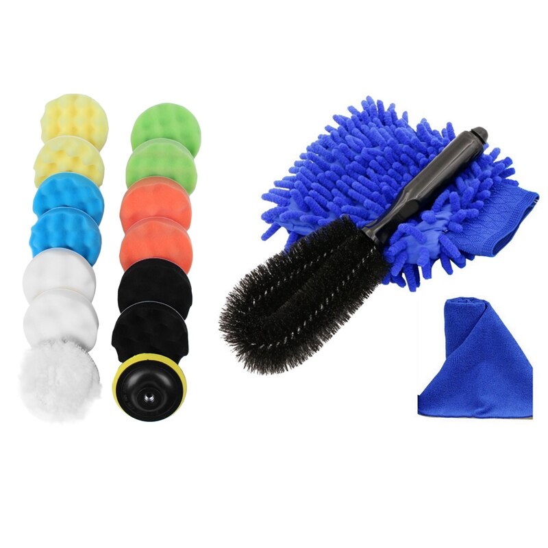 Glass Polish 16010 PRO-Line lambswool, cutting and gloss detailing wool pad | 80 mm | 2 pieces pads
