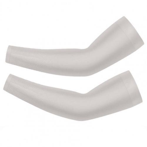 Mangas de brazo de protección solar UV para conducción al aire libre, manguitos de ciclismo, calentadores de brazo para verano, 2 uds.: Cream Coloured