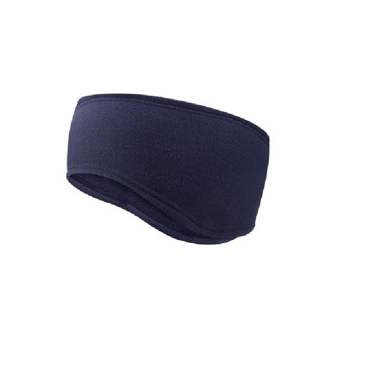 1PC Warm Ear Cover Earmuffs Women Men Winter Breathable Sports Headband Fleece Ear Protectors Outdoor Sports Accessories: navy blue