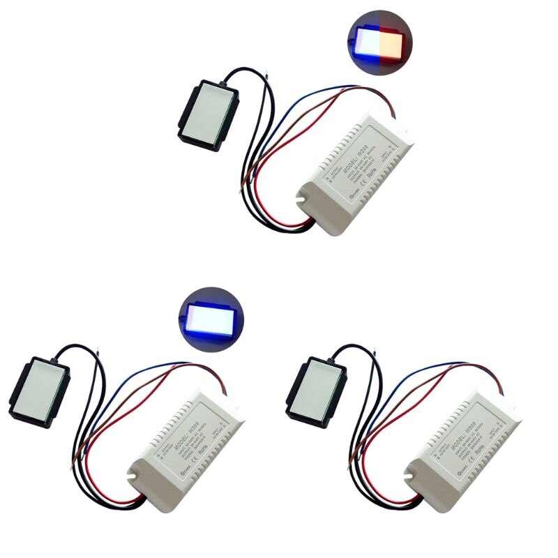 Interruptor táctil de encendido/apagado para espejo de baño, lámpara de iluminación de 220V y 300W, antivaho, sistema inteligente para el hogar, Sensor humano C7AD